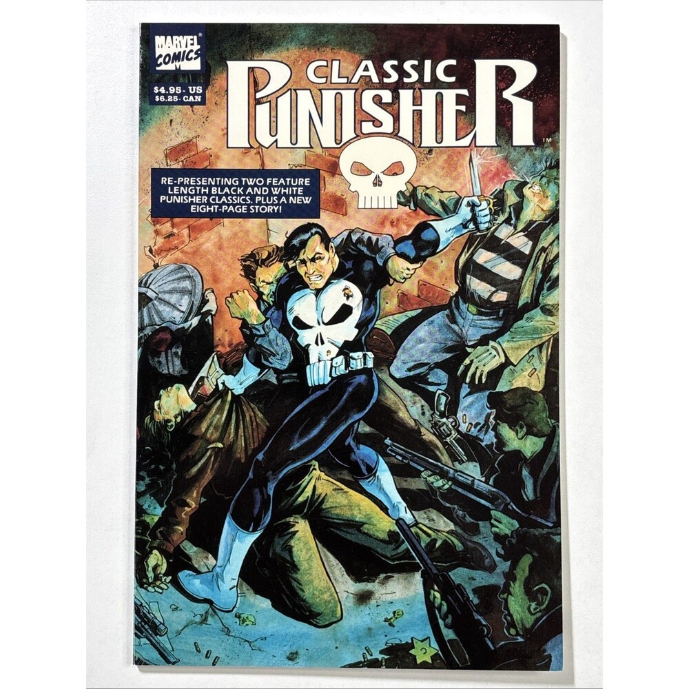 Classic Punisher (1989 Marvel Comics) Graphic Novel Book, Frank Castle